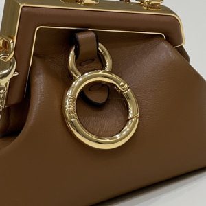 Replica Fendi First Mini Brown - premium 1:1 fake handbag model