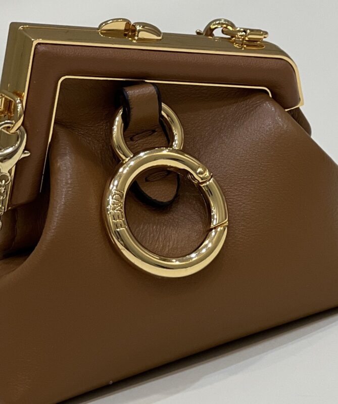 Replica Fendi First Mini Brown - premium 1:1 fake handbag model