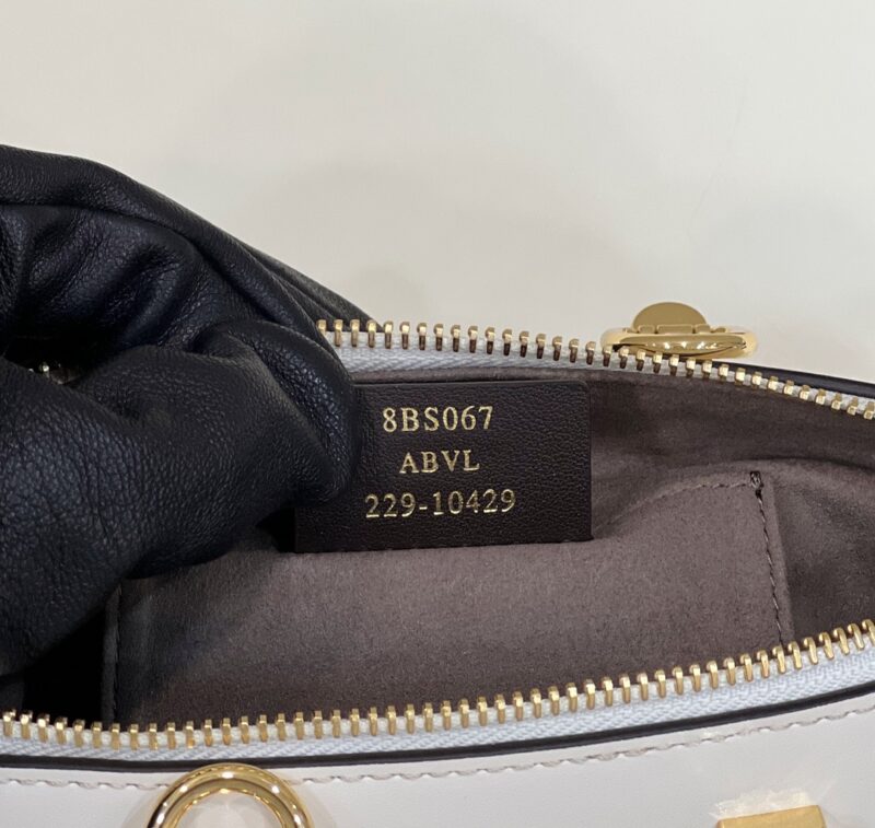Replica Fendi By The Way Boston White - realistic designer-inspired fake bag