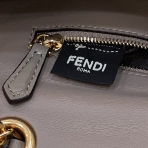 Replica Fendi Baguette Sliding Chain Beige - best quality luxury bag dupe