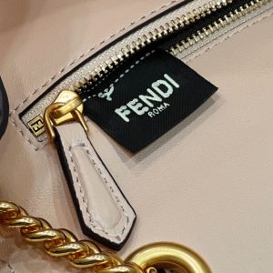 Replica Fendi Baguette Sliding Chain Pink - authentic-look luxury purse replica