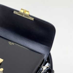 Replica Celine Triomphe Mini Black - realistic designer-inspired fake bag