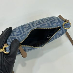 Replica Fendi Fendigraphy Small Denim Blue - 1:1 designer replica handbag