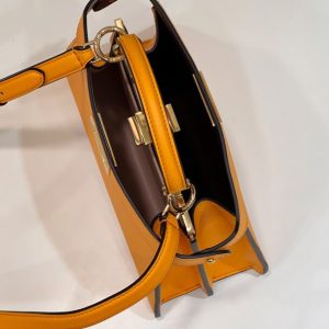 Replica Fendi Peekaboo Medium Orange - 1:1 designer replica handbag