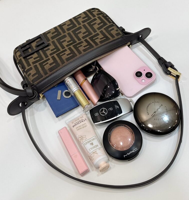 Replica Fendi Simply Brown Cotton - 1:1 designer replica handbag