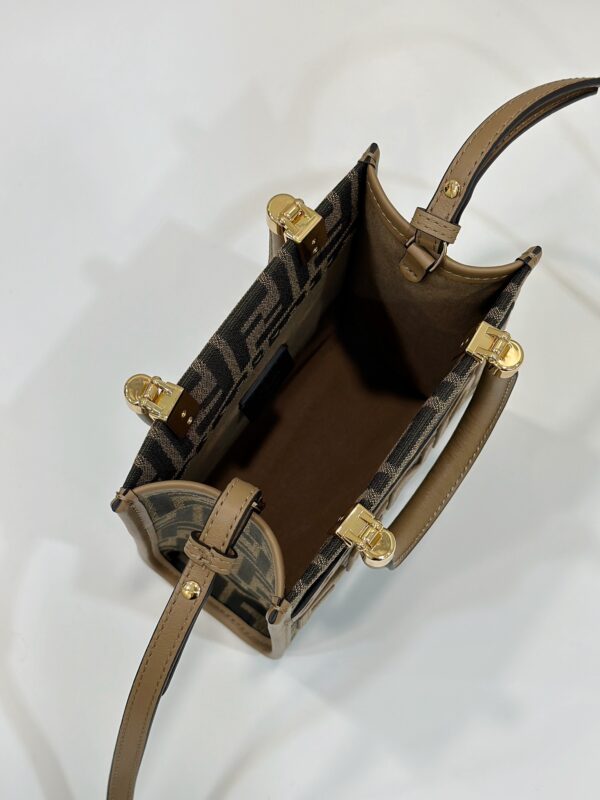Replica Fendi Mini Tote Brown Monogram - best-selling designer handbag dupe