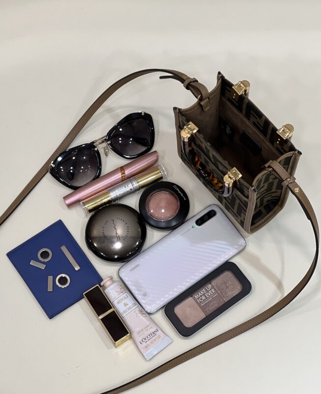 Replica Fendi Mini Tote Brown Canvas - high-end fake designer purse