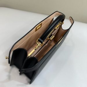 Replica Fendi Peekaboo Large Black - near-authentic luxury replica handbag