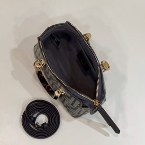 Replica Fendi By The Way Boston Brown Cotton - high-quality designer bag clone