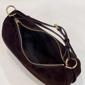 Replica Fendi Fendigraphy Large Black Velvet - premium-grade designer purse dupe