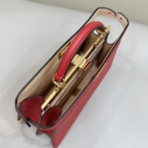 Replica Fendi Peekaboo Large Red - high-end fake designer purse