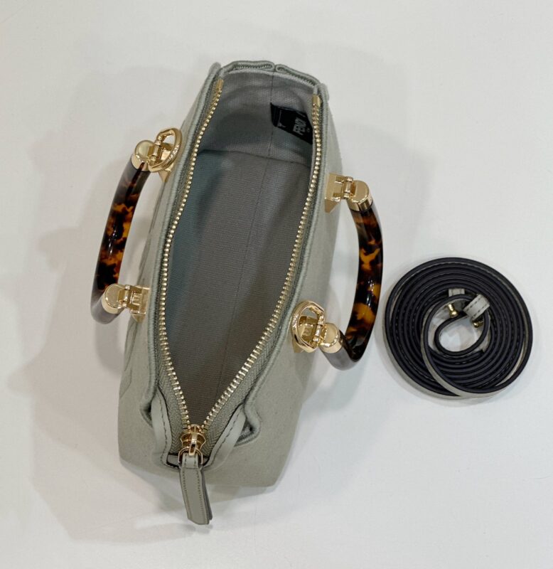 Replica Fendi By The Way Boston Beige Cotton - authentic-look luxury purse replica