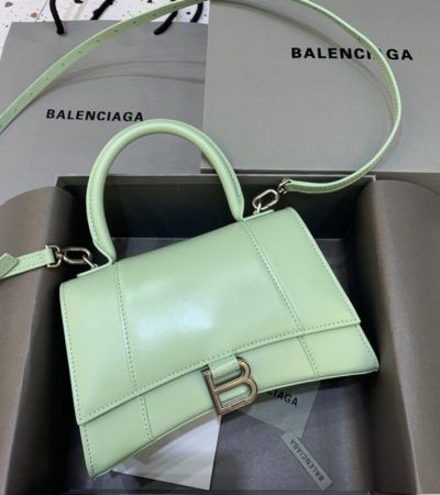 Replica Balenciaga Hourglass Green - realistic designer-inspired fake bag