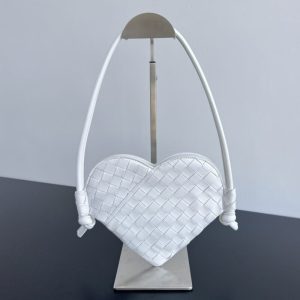 Replica Bottega Veneta Solstice White Heart - top-tier luxury replica shoulder bag