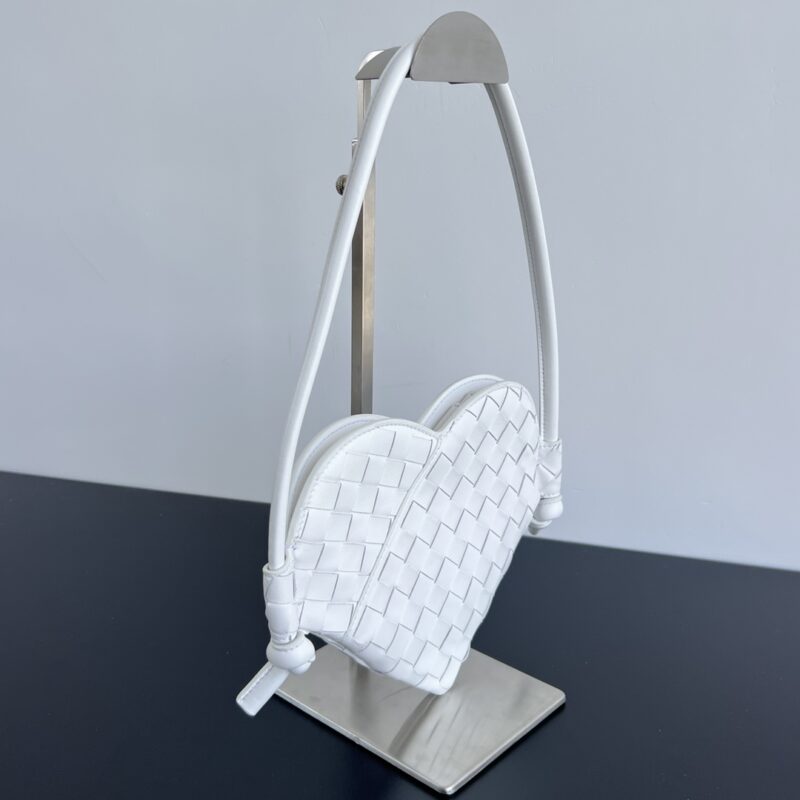 Replica Bottega Veneta Solstice White Heart - top-rated replica designer bag