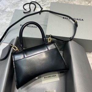 Replica Balenciaga Hourglass Black - near-authentic luxury replica handbag