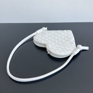 Replica Bottega Veneta Solstice White Heart - premium 1:1 fake handbag model