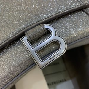 Replica Balenciaga Hourglass Silver - best quality luxury bag dupe