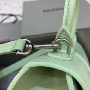Replica Balenciaga Hourglass Green - top-tier luxury replica shoulder bag