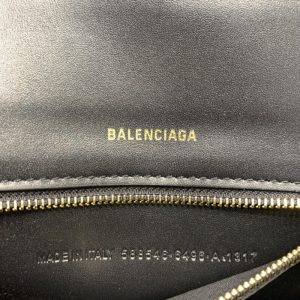 Replica Balenciaga Hourglass Black - top-tier luxury replica shoulder bag