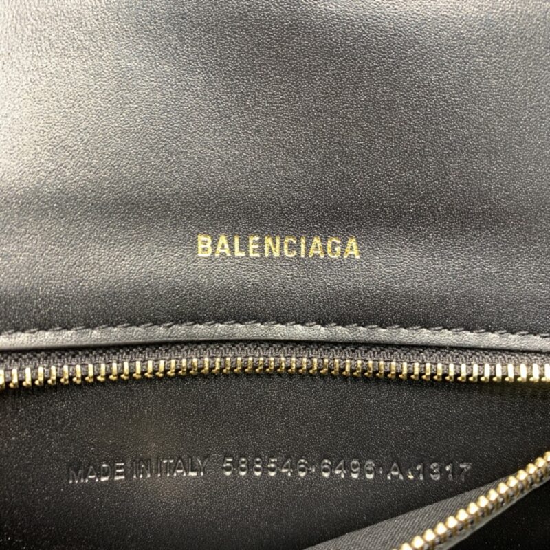 Replica Balenciaga Hourglass Black - top-tier luxury replica shoulder bag