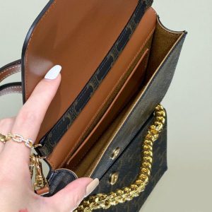 Replica Celine Triomphe Multipochette - authentic-look luxury purse replica