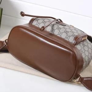Replica GUCCI BACKPACK WITH INTERLOCKING G - high-end fake designer purse