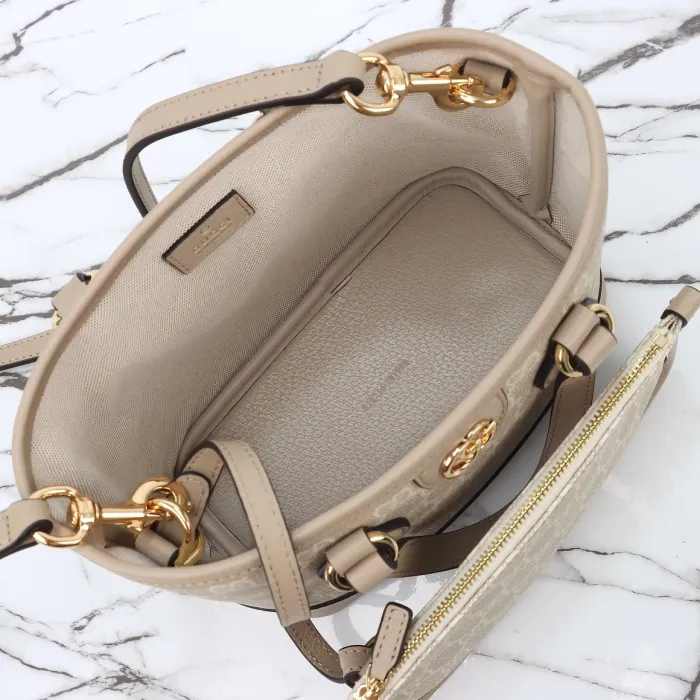 Replica GUCCI OPHIDIA SMALL GG TOTE BAG - top-tier luxury replica shoulder bag