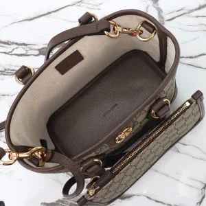 Replica GUCCI OPHIDIA SMALL GG TOTE BAG - premium 1:1 fake handbag model