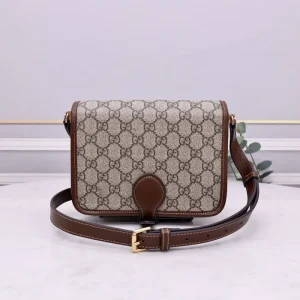 Replica GUCCI MINI CROSSBODY BAG WITH INTERLOCKING G - elite superclone designer purse