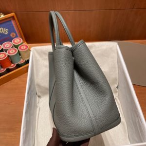 Replica Hermes Garden Party 30cm Vert Amande - top-tier luxury replica shoulder bag