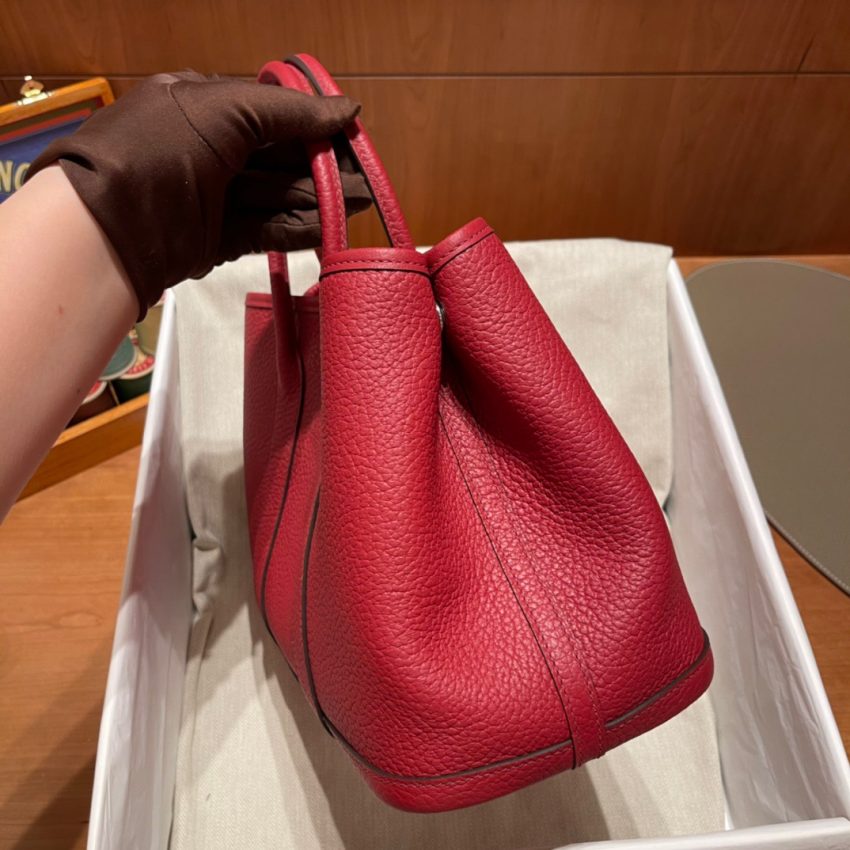 Replica Hermes Garden Party 30cm Rouge Casaque - high-quality designer bag clone
