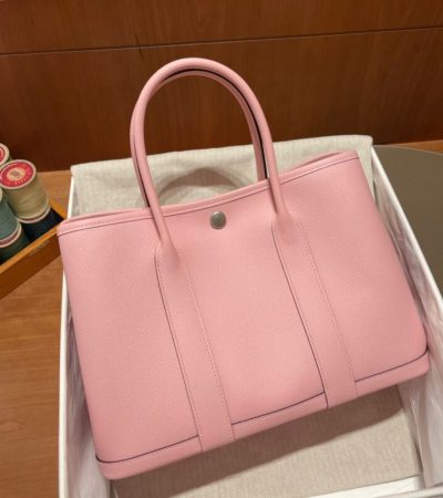 Replica Hermes Garden Party 30cm Rose - high-end fake designer purse