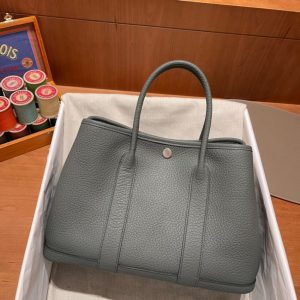 Replica Hermes Garden Party 30cm Vert Amande - premium 1:1 fake handbag model