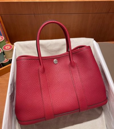 Replica Hermes Garden Party 30cm Rouge Casaque - ultra-realistic fake designer tote