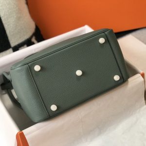 Replica Hermes Lindy Almond Green - high-end fake designer purse
