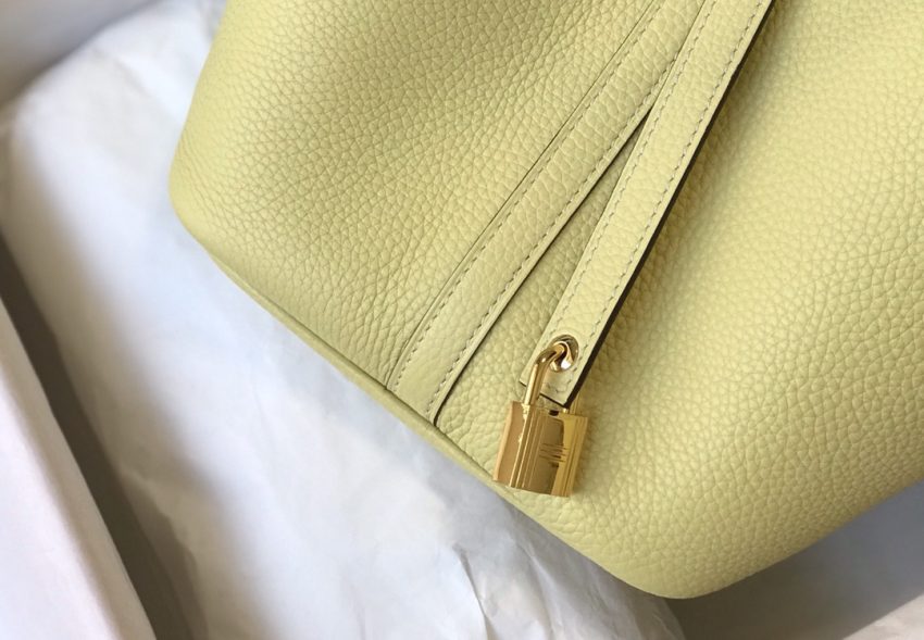 Replica Hermes Picotin Lock Yellow - elite superclone designer purse