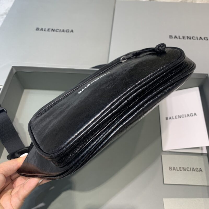 Replica Balenciaga Everyday Bag Patent Black - premium-grade designer purse dupe