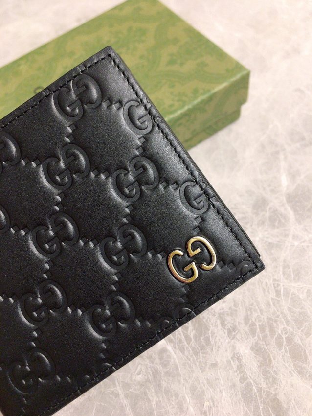 Replica Gucci Marmont GG Wallet Black - high-quality designer bag clone