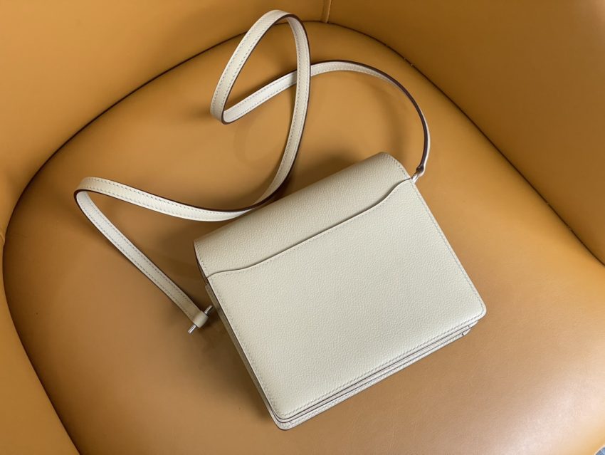 Replica Hermes Sac Roulis White - elite superclone designer purse