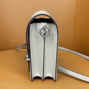 Replica Hermes Sac Roulis White - top-tier luxury replica shoulder bag