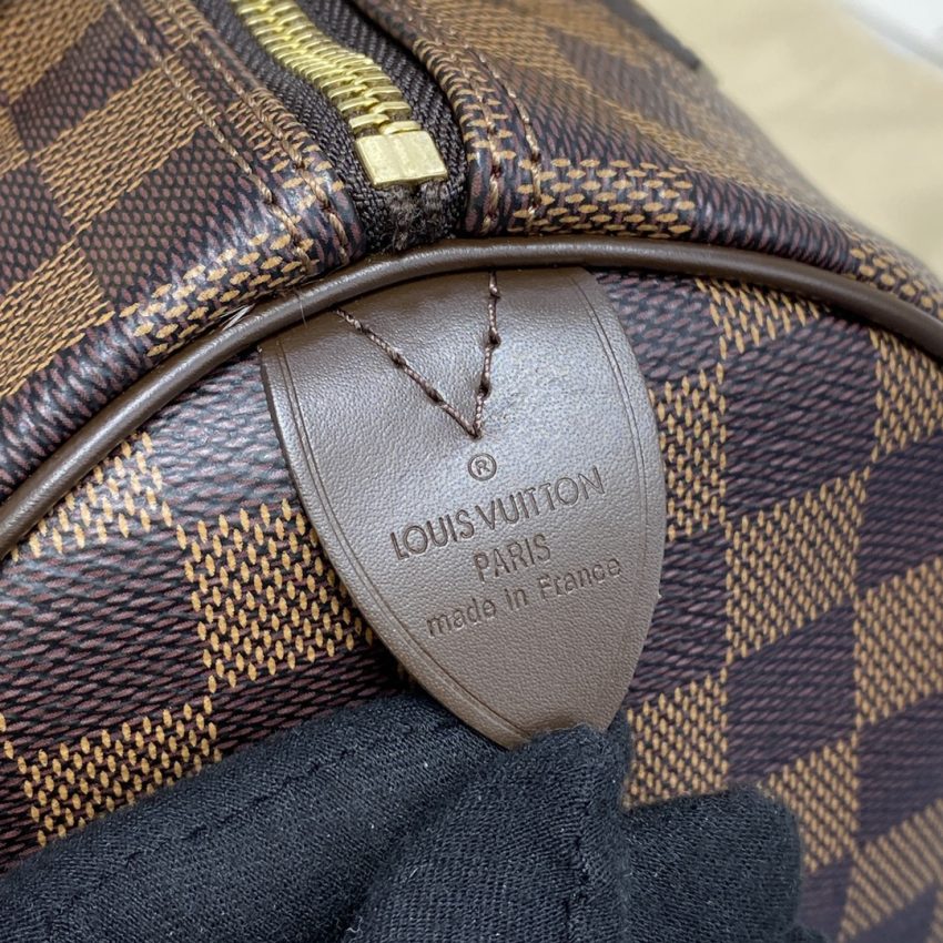 Replica Louis Vuitton Speedy Brown Grid - near-authentic luxury replica handbag