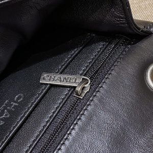 Replica CHANEL 2.55 Mini Bag Black Silver - high-end fake designer purse