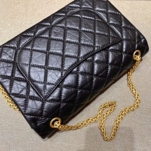 Replica CHANEL 2.55 Bag Black - high-end fake designer purse