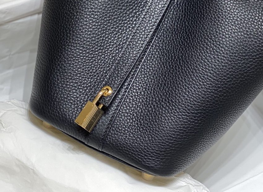 Replica Hermes Picotin Lock Black - authentic-look luxury purse replica
