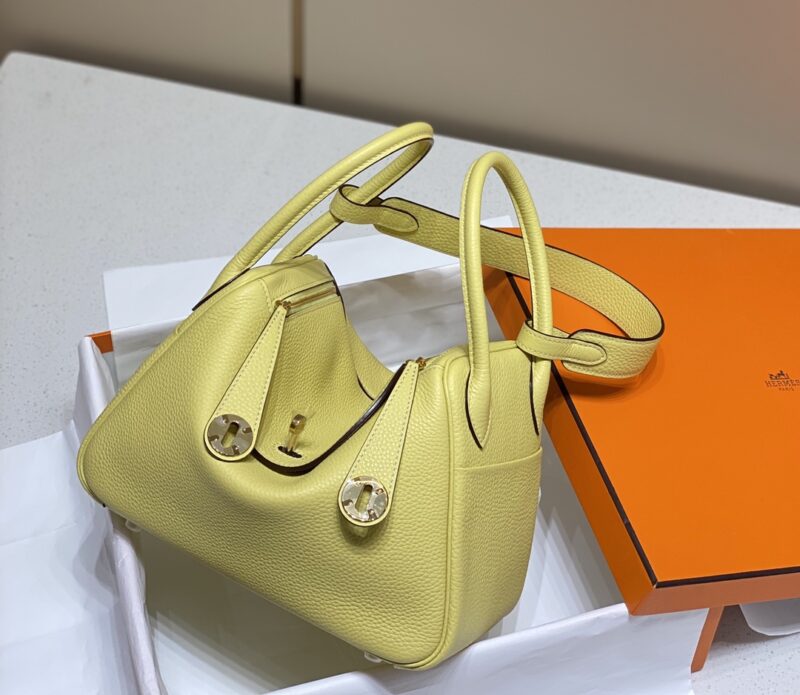 Replica Hermes Lindy Yellow - best quality luxury bag dupe
