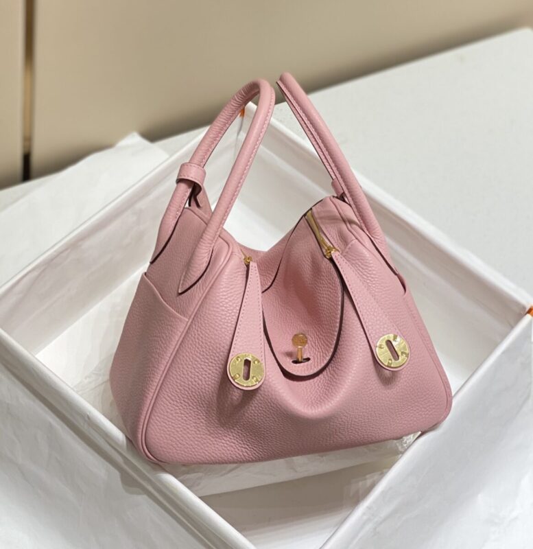 Replica Hermes Lindy Pink - top-tier luxury replica shoulder bag