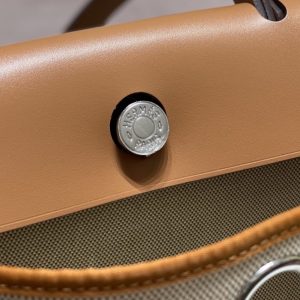 Replica Hermes Herbag 31cm Brown Horse - top-tier luxury replica shoulder bag