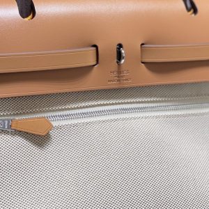 Replica Hermes Herbag 31cm Brown Horse - authentic-look luxury purse replica