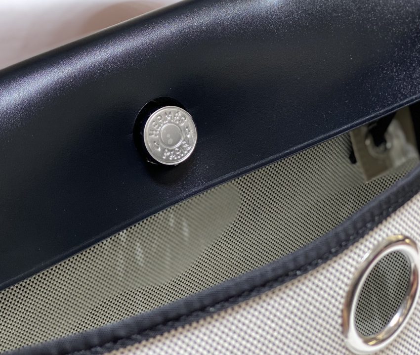 Replica Hermes Herbag 31cm Black Horse - best quality luxury bag dupe